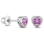 Children's Birthstone Stud Earrings - Glaxias