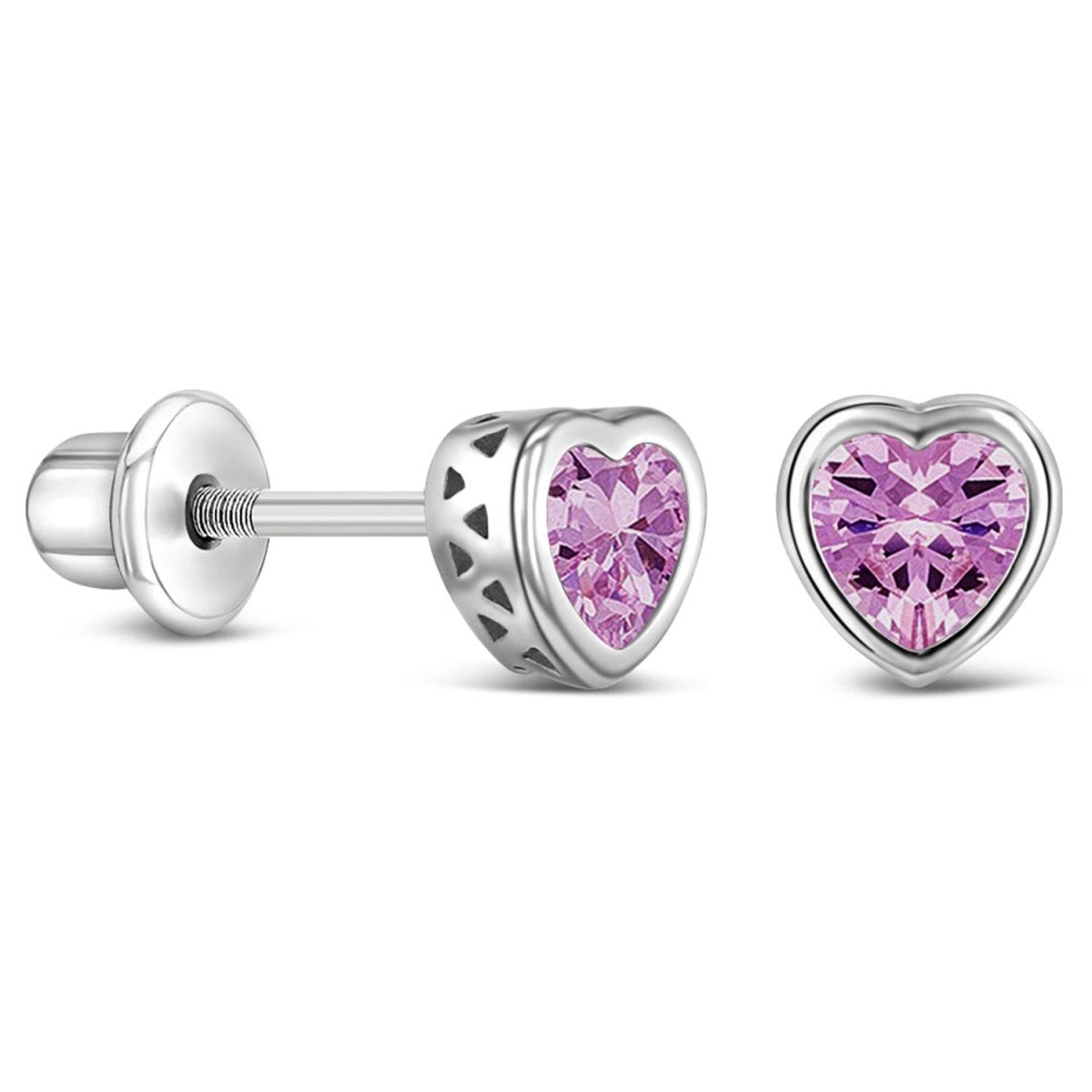 Children's Birthstone Stud Earrings - Glaxias