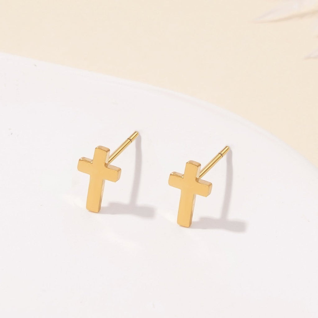 Children's Cross Earrings - Glaxias
