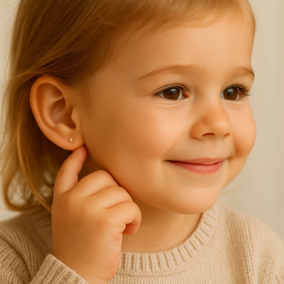 Children's Pearl Earrings - Glaxias