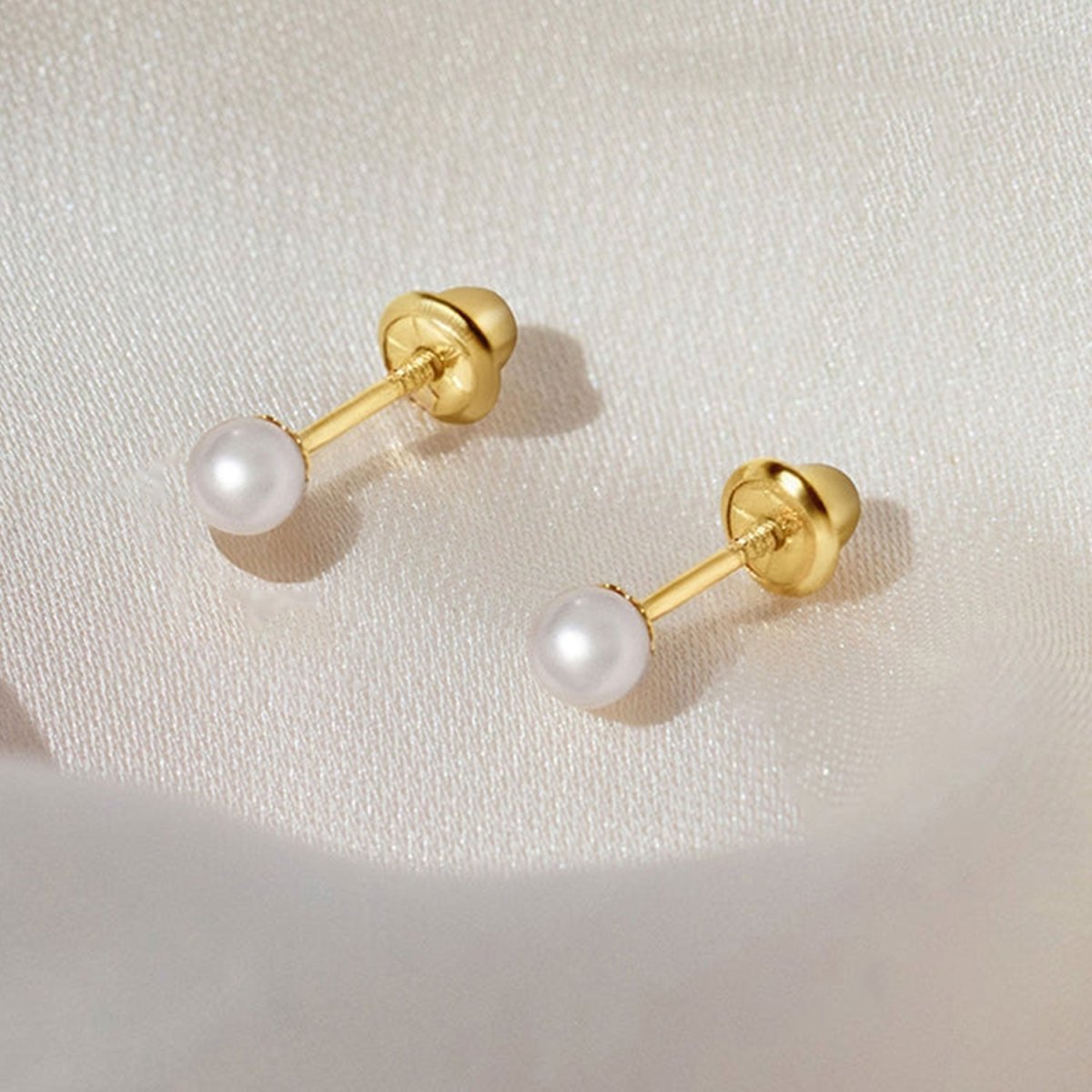 Children's Pearl Earrings - Glaxias