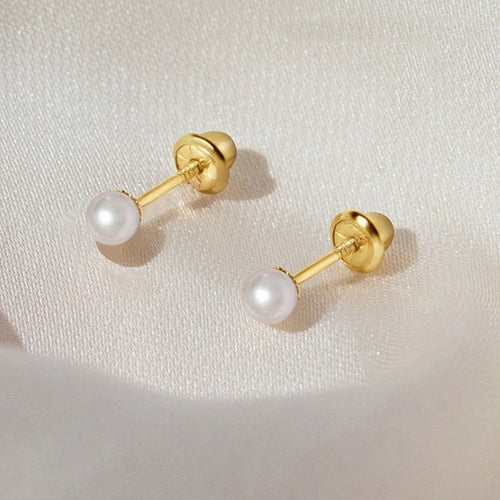 Children's Pearl Earrings - Glaxias