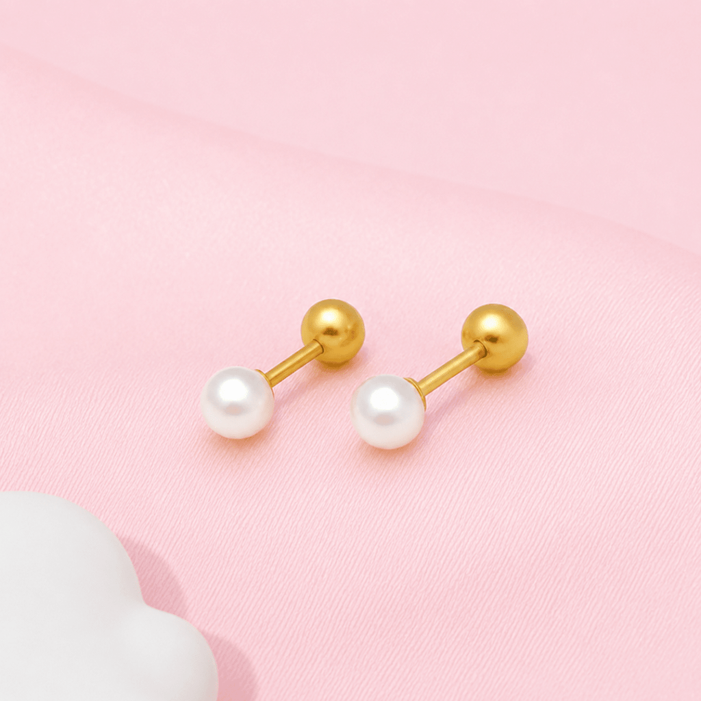 Children's Pearl Earrings - Glaxias