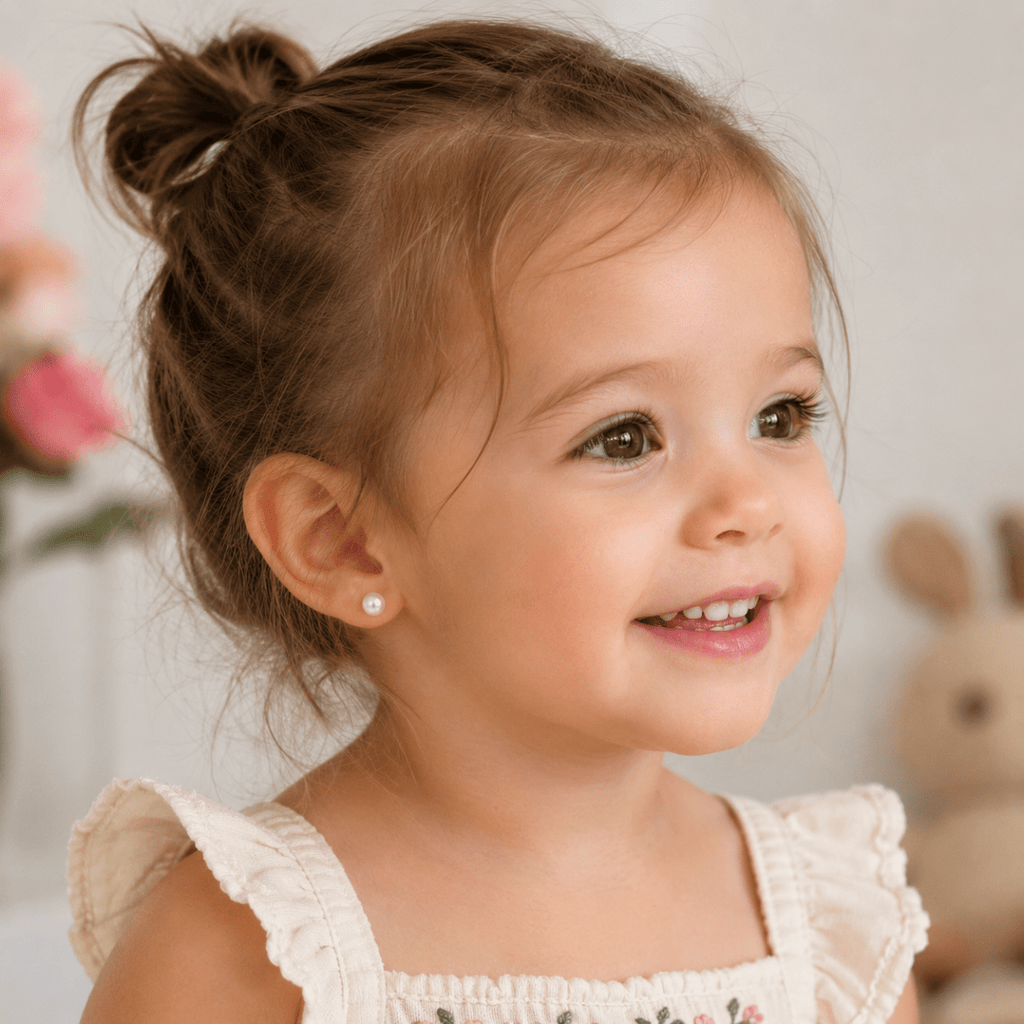 Children's Pearl Earrings - Glaxias