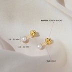 Children's Pearl Earrings - Glaxias
