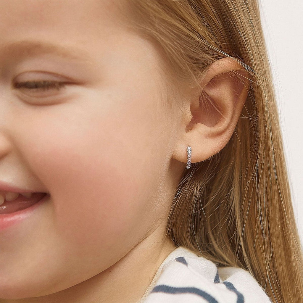 Children's Rhinestone Earrings - Glaxias