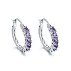 Children's Rhinestone Earrings - Glaxias