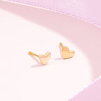 Children's Tiny Heart Stud Earrings - Glaxias