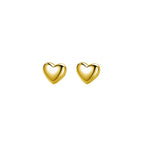 Children's Tiny Heart Stud Earrings - Glaxias