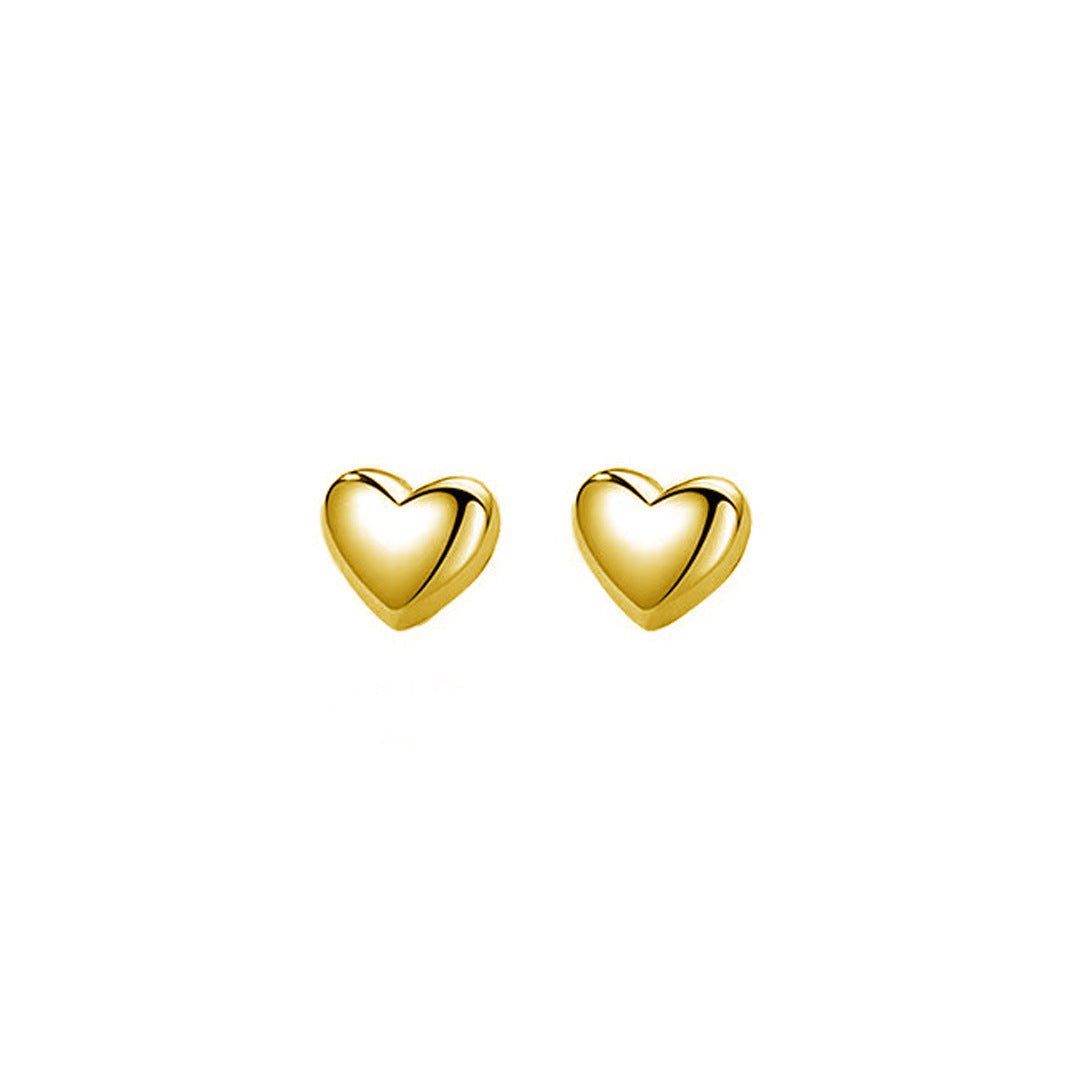 Children's Tiny Heart Stud Earrings - Glaxias