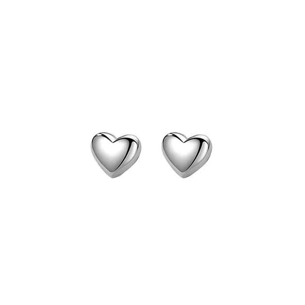 Children's Tiny Heart Stud Earrings - Glaxias