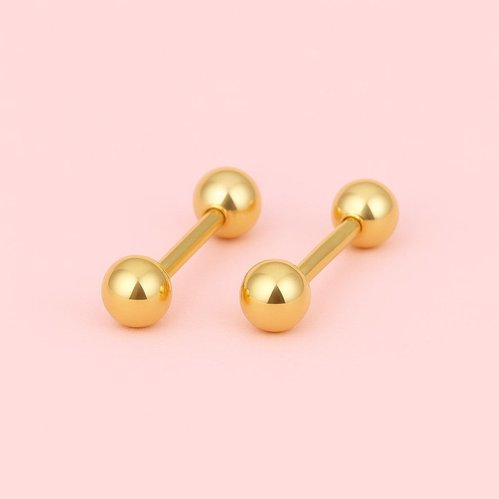 Classic Ball Baby Earrings - Glaxias