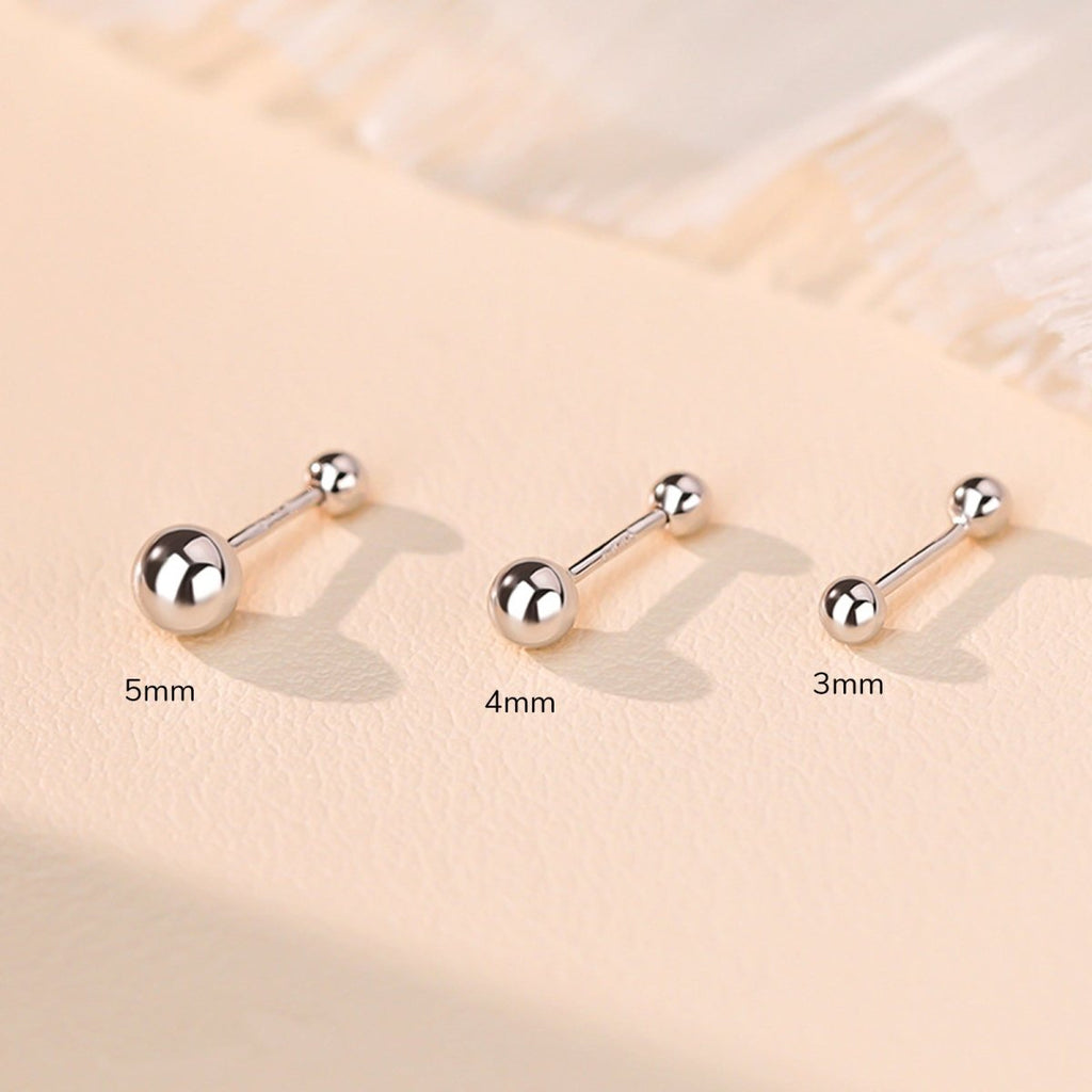 Classic Ball Baby Earrings - Glaxias