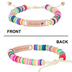 Clay Beads Personalized Baby Girl Name Bracelet - Glaxias