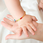 Colorful Hand-Woven Rope Personalized Girl's Name Bracelet - Glaxias