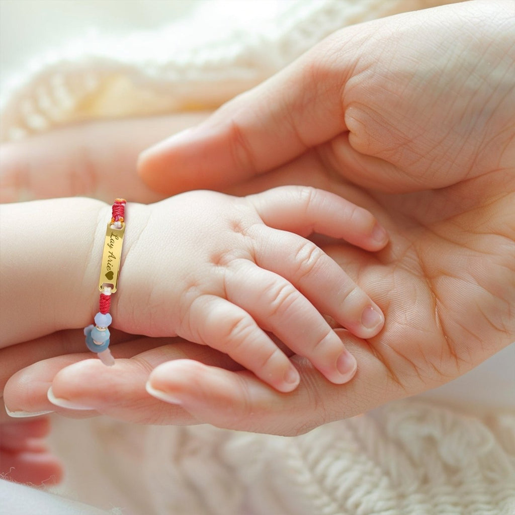 Colorful Hand-Woven Rope Personalized Girl's Name Bracelet - Glaxias