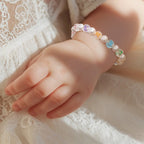 Colorful Letter Beads Personalized Name Pearl Bracelet - Glaxias