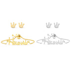 Crown Baby Earrings - Glaxias