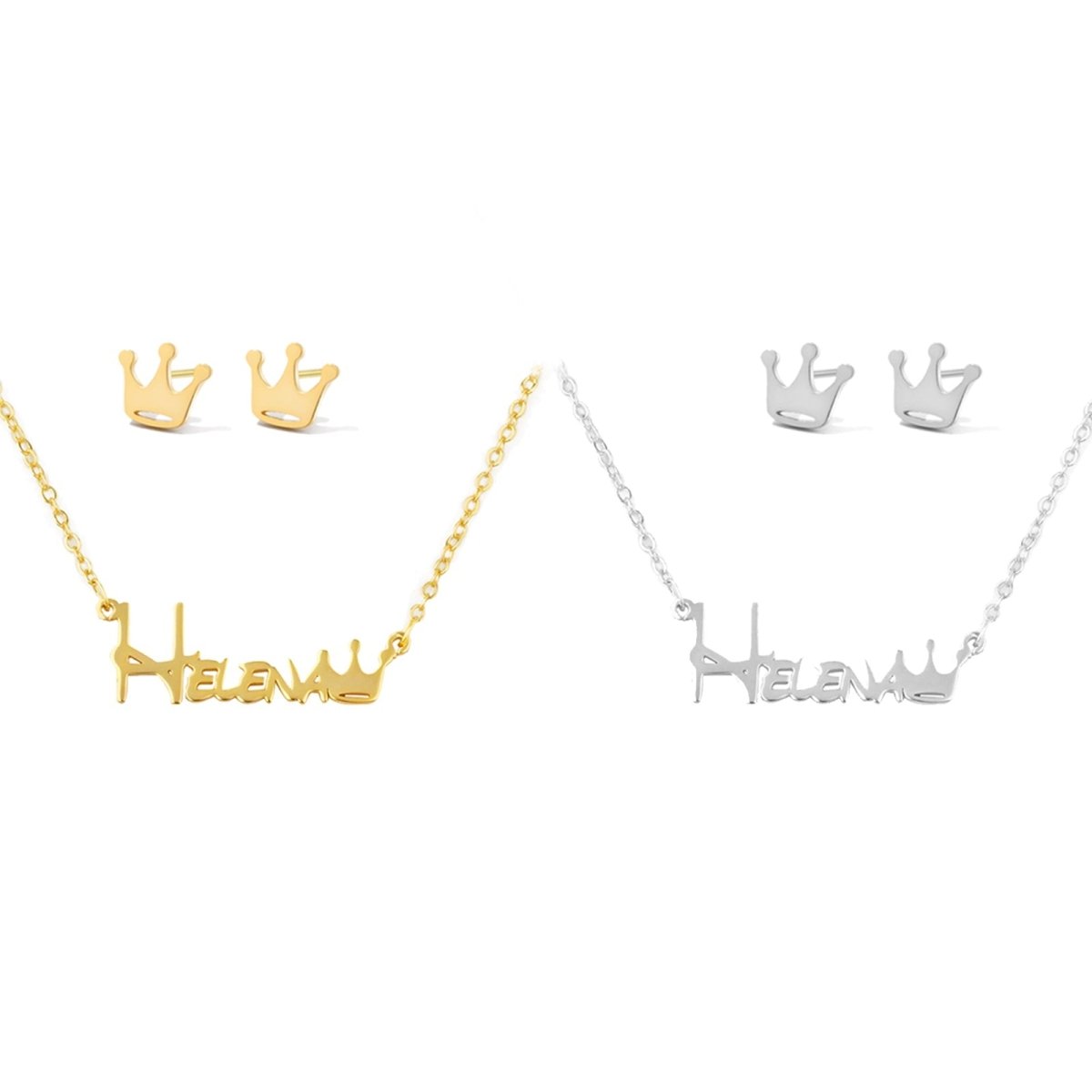 Crown Baby Earrings - Glaxias