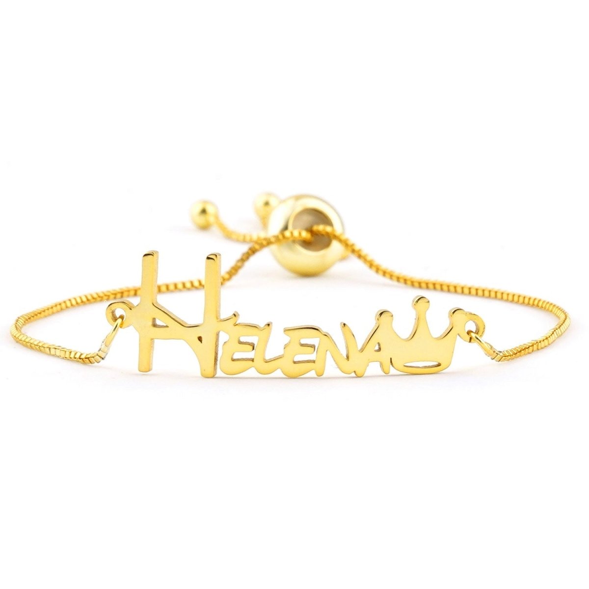 Crown Baby Name Bracelet - Glaxias