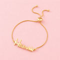 Crown Baby Name Bracelet - Glaxias
