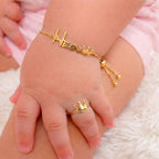 Crown Baby Name Jewelry Set - Glaxias