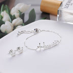 Crown Baby Name Jewelry Set - Glaxias