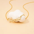 Crown Baby Name Necklace - Glaxias