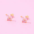 Crystal Butterfly Earrings - Glaxias