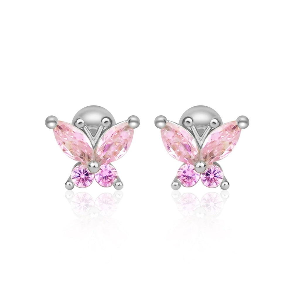 Crystal Butterfly Earrings - Glaxias