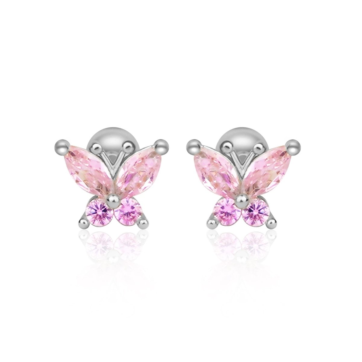 Crystal Butterfly Earrings - Glaxias