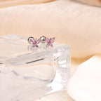 Crystal Butterfly Earrings - Glaxias
