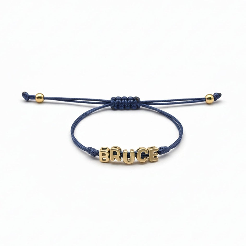 Custom Balloon Initial Rope Bracelet for Kids Boys - Glaxias