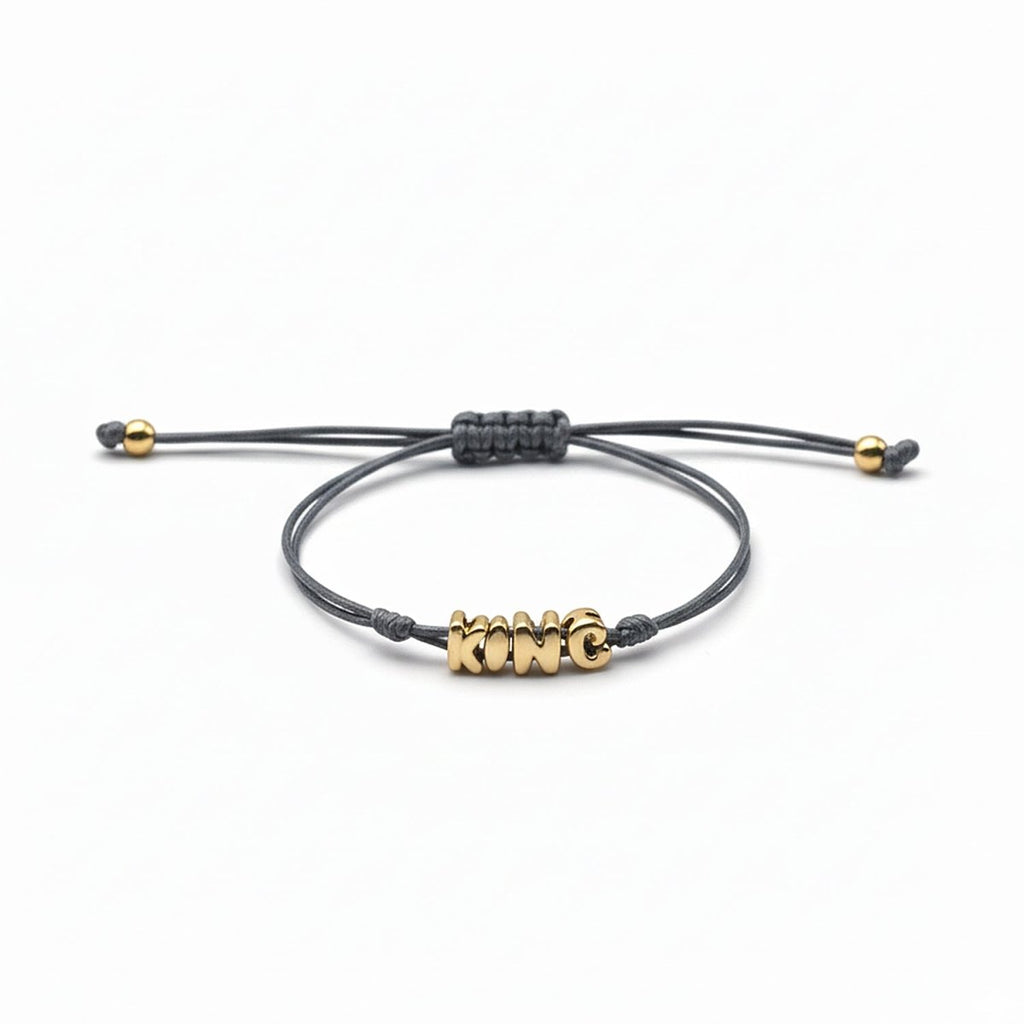 Custom Balloon Initial Rope Bracelet for Kids Boys - Glaxias