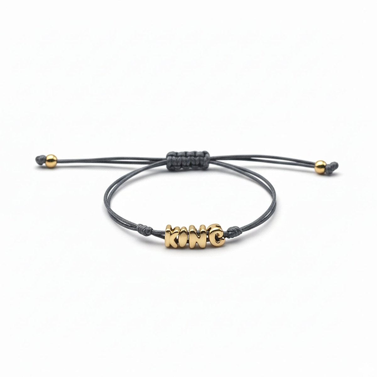 Custom Balloon Initial Rope Bracelet for Kids Boys - Glaxias