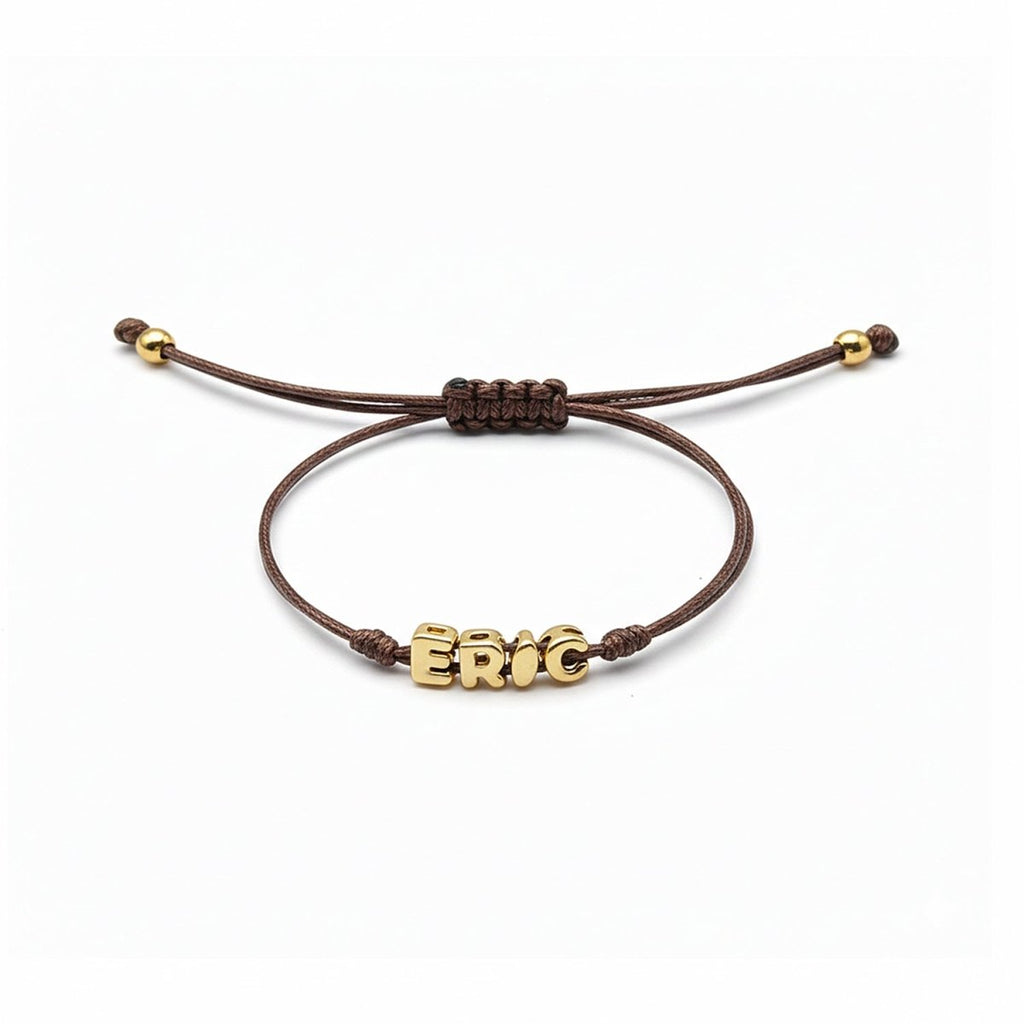 Custom Balloon Initial Rope Bracelet for Kids Boys - Glaxias