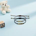 Custom Balloon Initial Rope Bracelet for Kids Boys - Glaxias