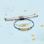 Custom Balloon Initial Rope Bracelet for Kids Boys - Glaxias