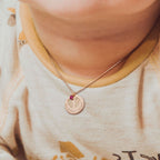 Custom Birthstone Name Hand and Foot Necklace - Glaxias