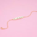 Custom Continuous Round Baby Name Bracelet - Glaxias