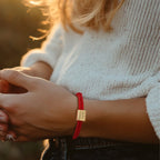Custom Engraved Handmade Baby Rope Bracelet - Glaxias