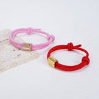 Custom Engraved Handmade Baby Rope Bracelet - Glaxias