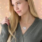 Custom Family Name Locket Necklace - Glaxias