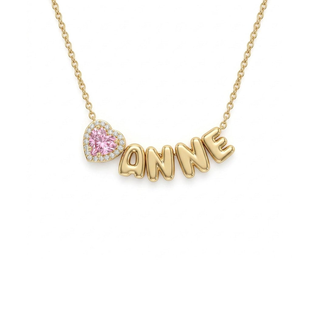 Custom Name Necklace for Mom with Birthstone - Glaxias