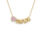 Custom Name Necklace for Mom with Birthstone - Glaxias