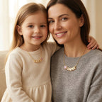 Custom Name Necklace for Mom with Birthstone - Glaxias