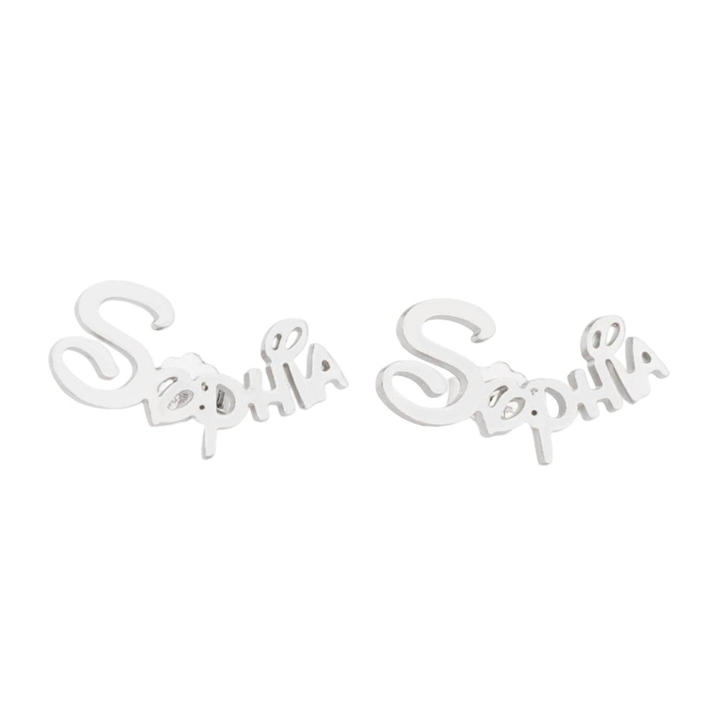 Custom Princess Baby Name Earrings - Glaxias