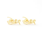 Custom Princess Baby Name Earrings - Glaxias