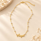 Customized Name Mini Bead Necklace - Glaxias