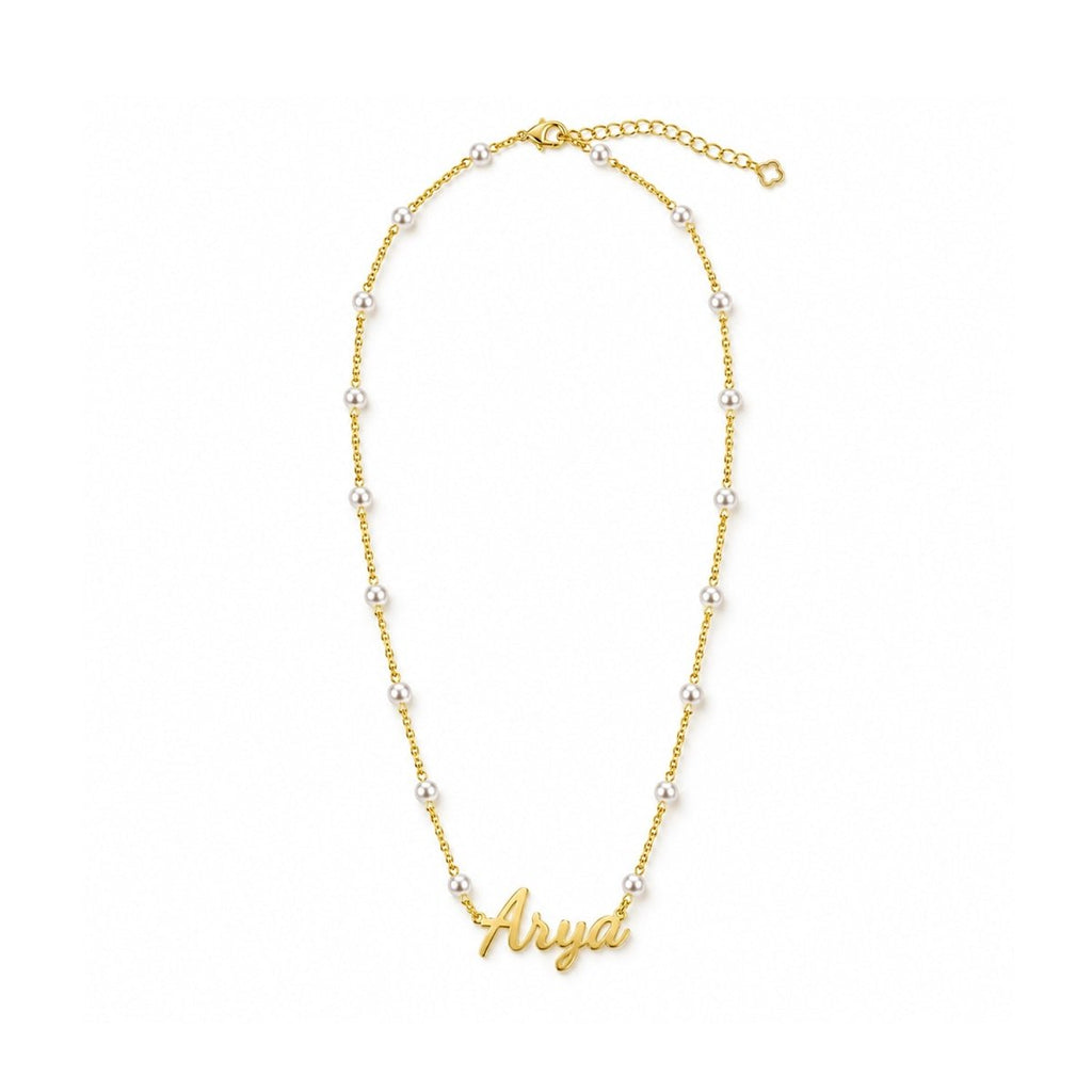 Customized Name Mini Bead Necklace - Glaxias